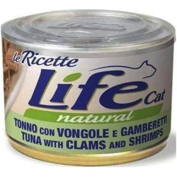 Lifecat ricette tonno/vongole/gamberetti gr 150