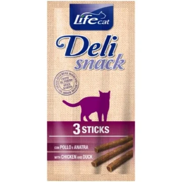 Lifecat snack anatra/pollo 3 stick x gr 5