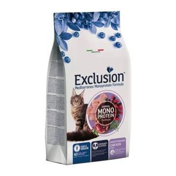 Exclusion mediterraneo noble cat giant sterilized pollo kg 1,5