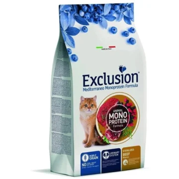 Exclusion mediterraneo noble cat manzo kg 1,5