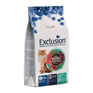 Exclusion mediterraneo noble cat sterilized tonno kg 12
