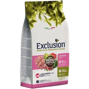 Exclusion mediterraneo noble large puppy pollo kg 12