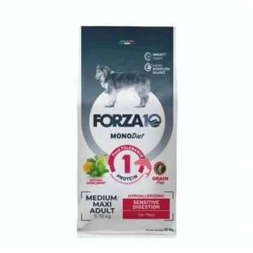 Mono diet dog medium/maxi adult sensitive digestion al pesce 10kg