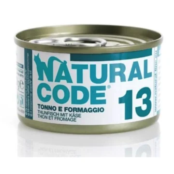 Natural code 13 cat tonno/formaggio gr 85