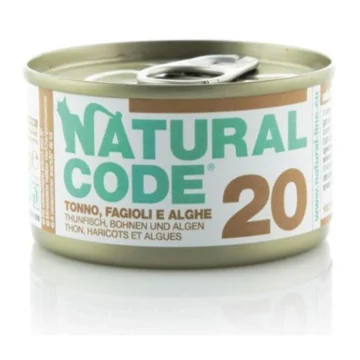 Natural code 20 cat tonno/fagioli/alghe gr 85