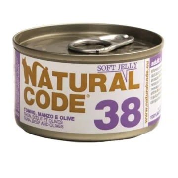 Natural code 38 cat tonno/manzo/olive gr 85