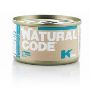Natural code cat kitten baby tonno/pollo gr 85