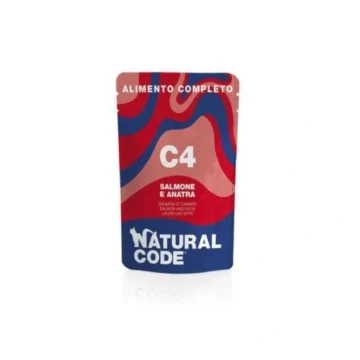 Natural code completo salmone/anatra 12x gr 70