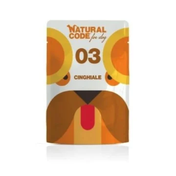 Natural code dog buste 6x gr 300 cinghiale