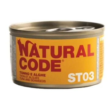 Natural code sterilised tonno/alghe gr 85