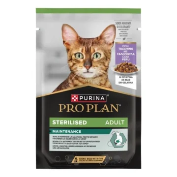 Pro plan cat buste multipack sterilized 7+ tacchino 10x gr 85