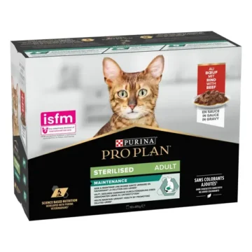 Pro plan cat buste multipack sterilized manzo 10x gr 85