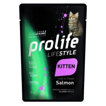 Prolife cat  life buste kitten salmone 12x gr 85