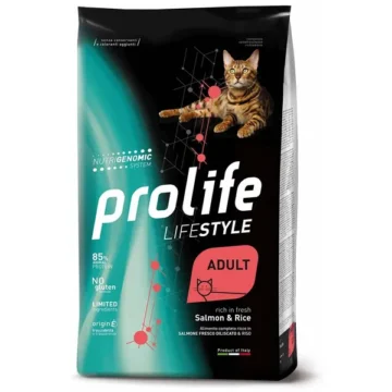 Prolife cat lifestyle salmone/riso kg 1,5