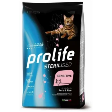 Prolife cat sterilized maiale/riso kg 7