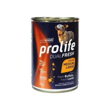 Prolife dog  dual medium/large bufalo gr 400