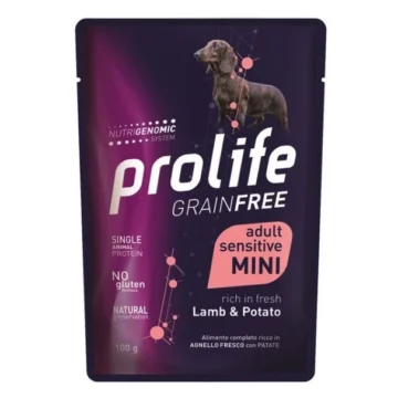 Prolife dog  grain free buste mini agnello/patate 10x gr 100