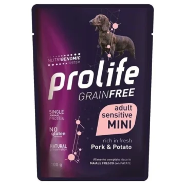 Prolife dog  grain free buste mini maiale 10x gr 100