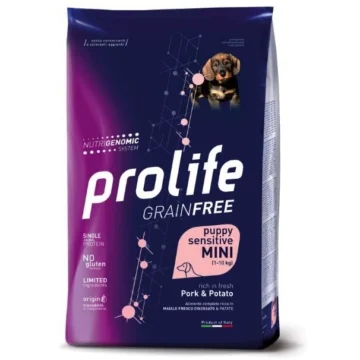 Prolife dog grain free mini puppy maiale/patate gr 600