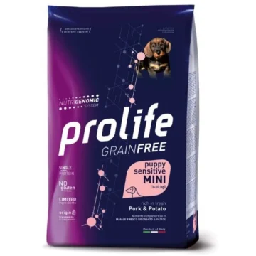 Prolife dog grain free mini puppy maiale/patate kg 2