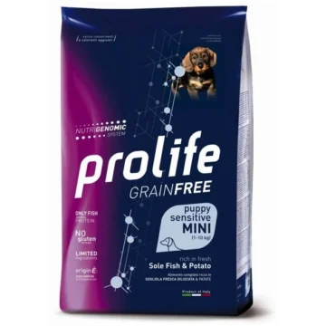 Prolife dog grain free puppy mini sogliola/patate kg 7