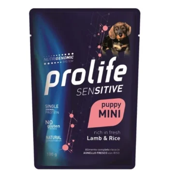 Prolife dog  sensitive buste puppy mini agnello 10x gr 100