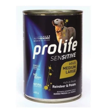 Prolife dog  sensitive medium/large renna gr 400