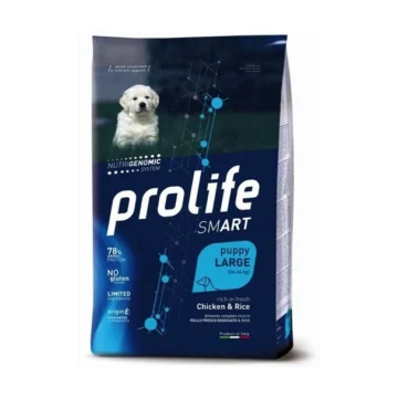 Prolife dog smart puppy large pollo/riso kg 10