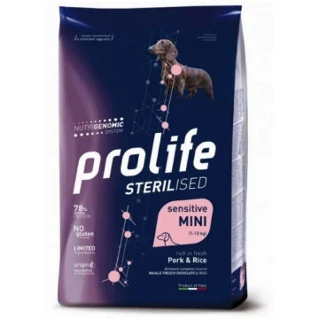 Prolife dog sterilized mini maiale/riso kg 2