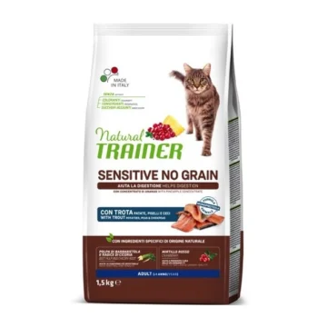 Trainer natural cat sensitive no grain trota kg 1,5