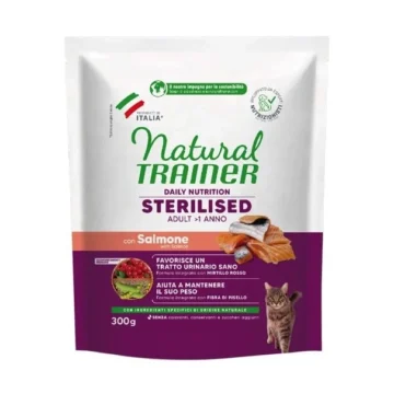 Trainer natural cat sterilized salmone gr 300