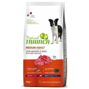 Trainer natural medium manzo/riso kg 12