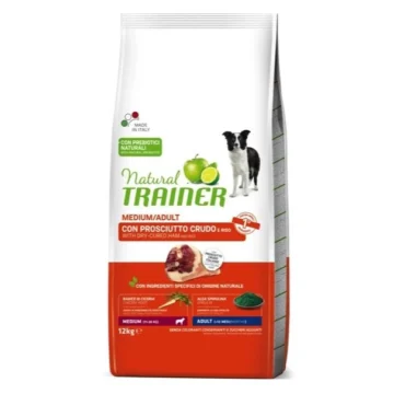 Trainer natural medium prosciutto/riso kg 12