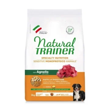 Trainer sensitive medium/maxi agnello kg 3