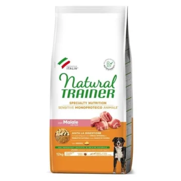 Trainer sensitive medium/maxi maiale kg 12