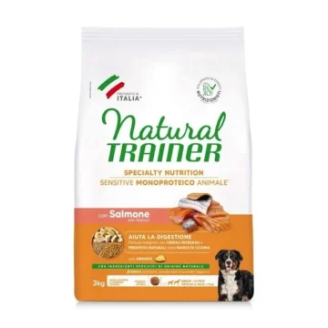 Trainer sensitive medium/maxi salmone kg 3