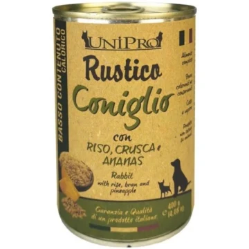 Unipro rustico coniglio riso/crusca/ananas gr400