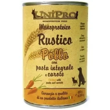 Unipro rustico pollo/pasta integrale/carote gr400