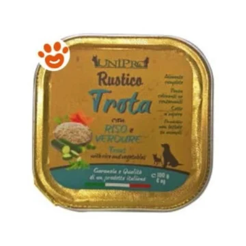 Unipro rustico trota/riso/verdure 32x gr100