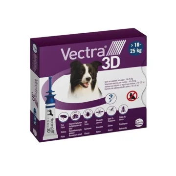 Vectra 3d cani 10/25 kg 3 pipette